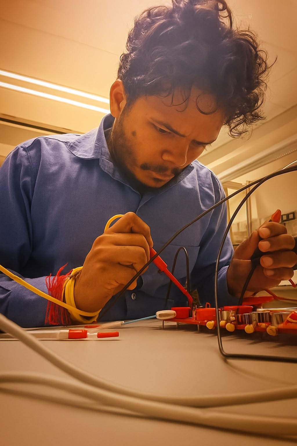 Mangal Srivastava at Nikhef research lab in the Netherlands